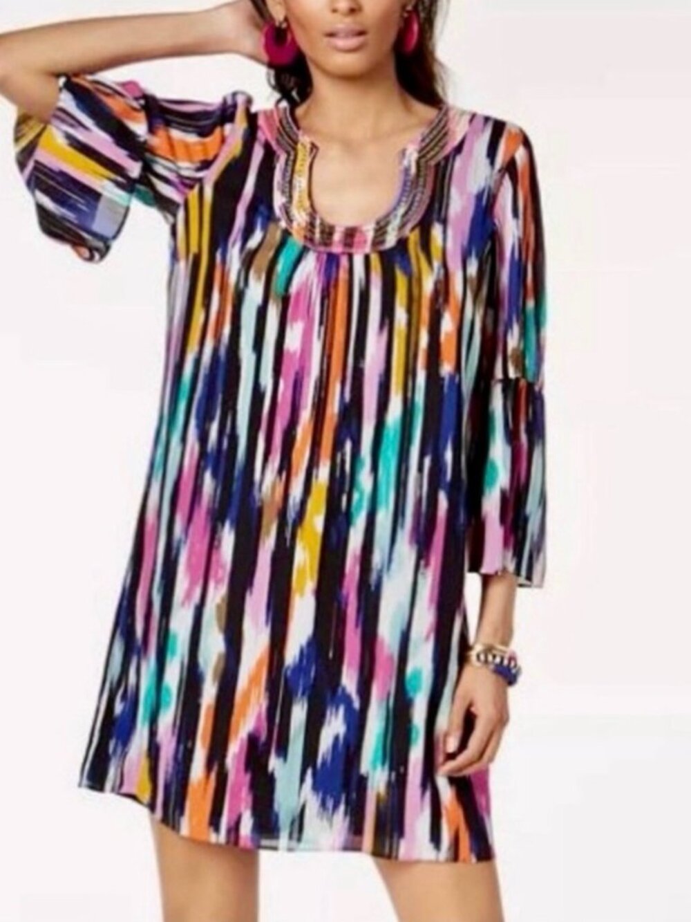 Trina Turk Barbette Dress Size XS Collaboration with INC. International Concepts